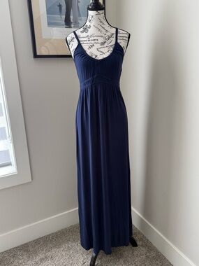 Old Navy Navy Spaghetti-Strap Maxi Dress
